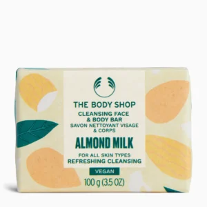 The Body Shop Almond Milk Cleansing Face & Body Bar 100g