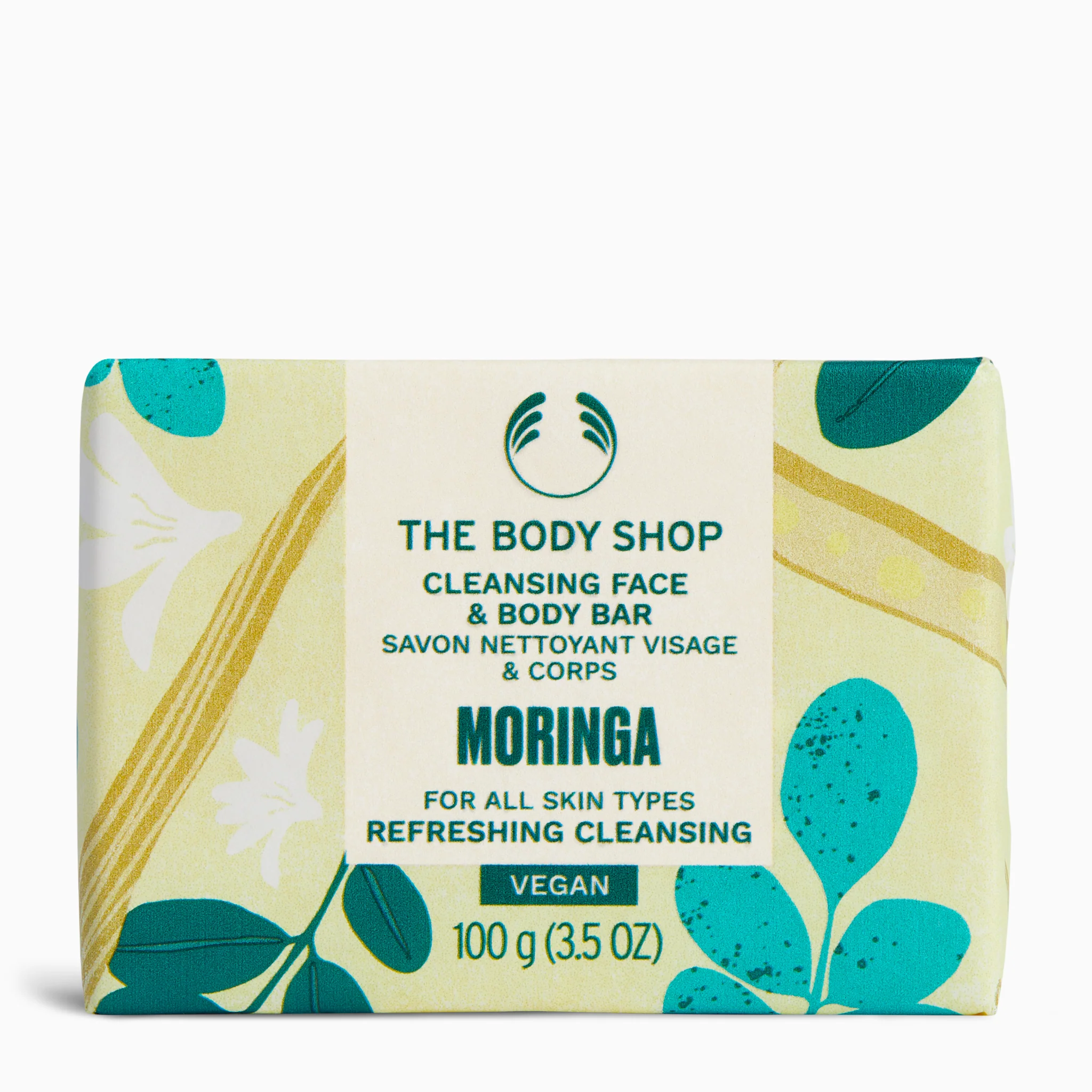 The Body Shop Moringa Cleansing Face & Body Bar 100g