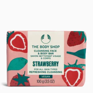 The Body Shop Strawberry Cleansing Face & Body Bar 100g