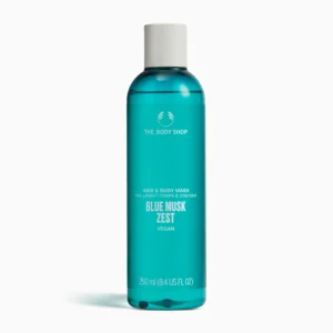 The Body Shop Blue Musk Zest Hair And Body Wash 250ml