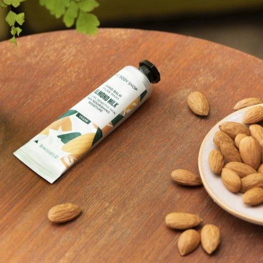 The Body Shop Almond Milk Hand Balm 30ml - Image 2