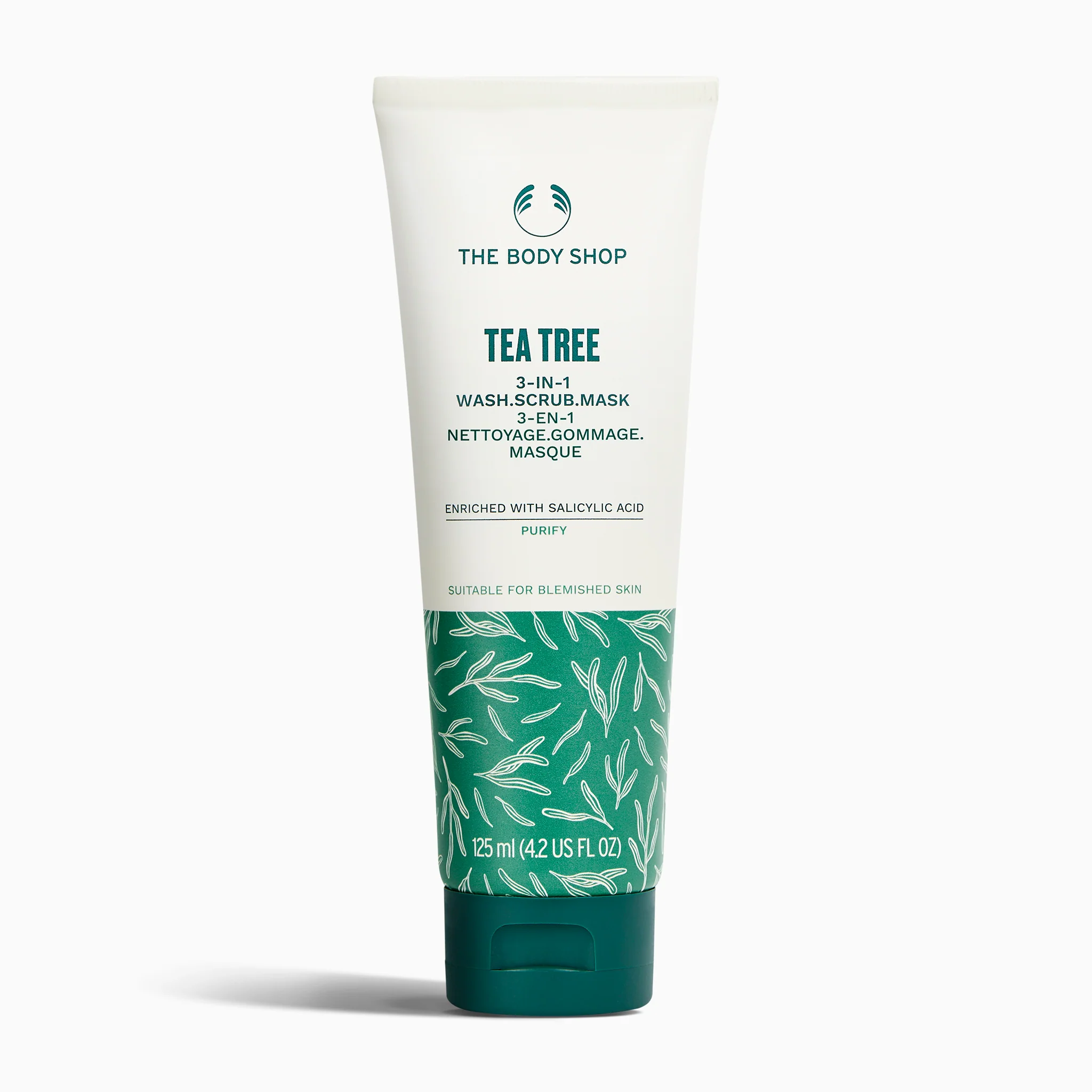 The Body Shop Tea Tree 3-in-1 Wash, Scrub & Mask 125ml
